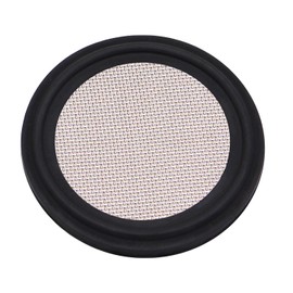 DERNORD 1.5" FKM Sanitary Gasket w/ Stainless Screen - Tri Clamp Clover (40 Mesh)