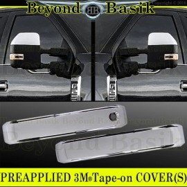 Torox 2017-2022 Ford F250-F550 Std/Ext Chrome Door Handle NoSmartKey+Top Mirror COVERS
