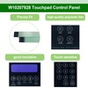W10207928 Touchpad Control Panel Compatible with Whirlpool Range/Oven