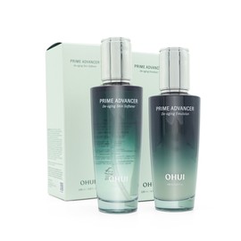 Ohui O HUI Prime Advancer De-Aging 2-Piece Set Softener + Emulsion (Single Item) / 오휘 프라임 어드밴서 디에이징 2종 세트 소프너+에멀전 (단품)