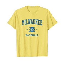 Milwaukee Vintage Baseball Throwback Retro Design T-Shirt