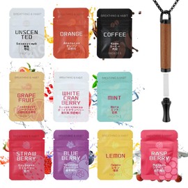 Rauchfrei Hilfsmittel, Rauchentwöhnung Hilfsmittel, 10 Nikotinfreie Filter mit Geschmack Minze, Viele Geschmacksrichtungen Zur Auswahl, für Genussvolles Rauchen Aufhören