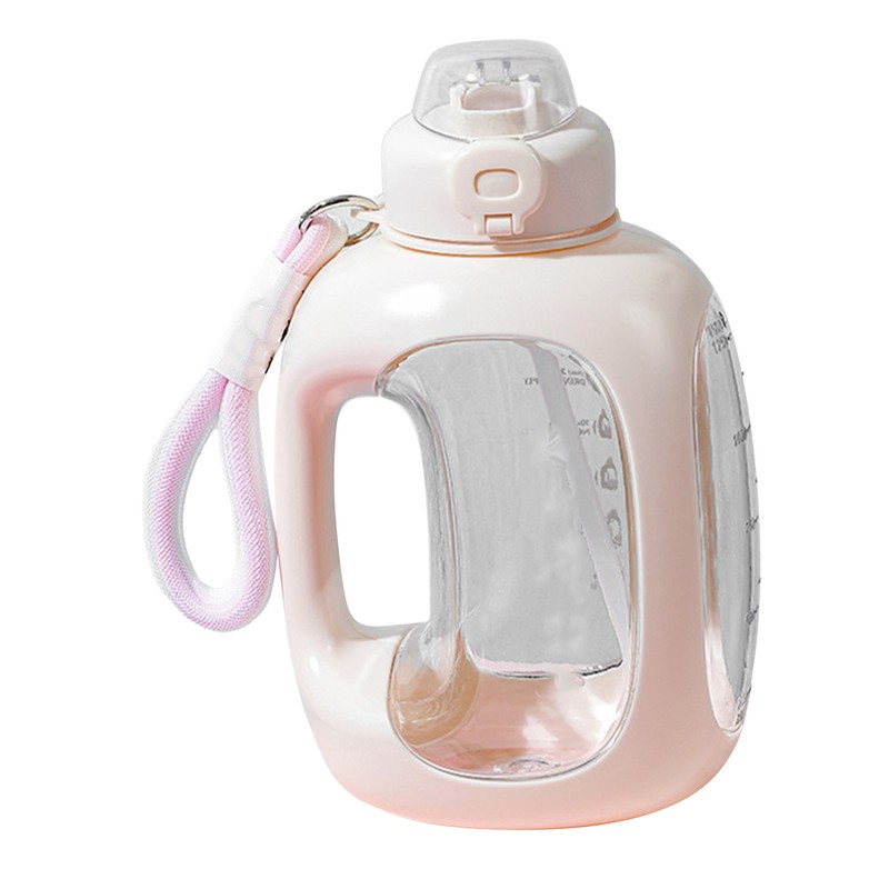 1500ml Sports Water Bottle Large Capacity ABS Coated Portable Handheld