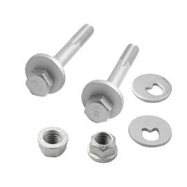 2x Rear Lower Suspension Accentrix Arm Fitting Camber Bolt Kit Compatible with Ford Focus Mk1 Mk2 C-Max Mondeo Mk4 S-Max Galaxy Volvo C30 S40 S60 S80 V50 XC60 Mazda 3 5 1456980 3M515K978AE 30683045