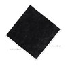 Operitacx 20pcs Black Felt Sheets for Crafts Durable Nonwoven Fabric