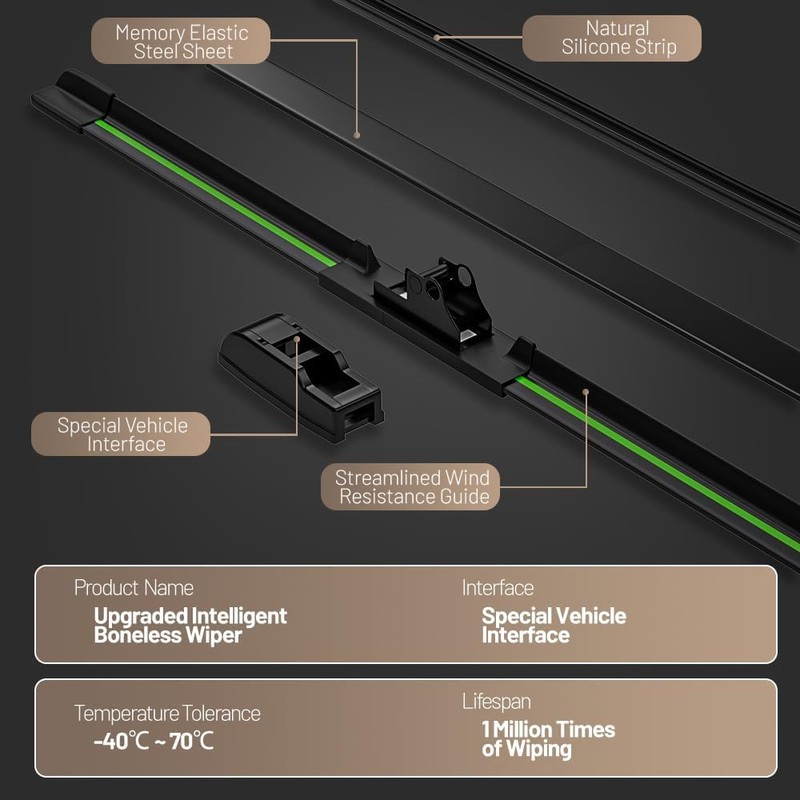 Compatible With Toyota Tacoma 2023 Wiper Blades Front Windshield Wipers