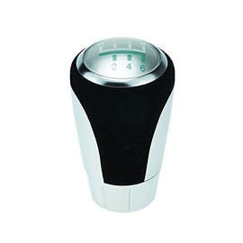 DoLED Gear Knob Performance Design in Black and Silver with 6 Gears as Plug Play Replacement Part for 25110429269