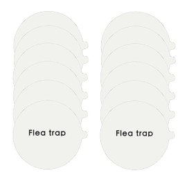 12 Pack - Flea Trap Refill Disc – Fits Victor, bugMD, Aspect and Other Flea Dome Traps - Replacement Sticky Glue Pads – Bugs, Fleas, Flies, Mosquitos