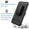 Ailiber Compatible with AT&T Calypso(U318AA)/Cricket Vision 3 Case Holster with