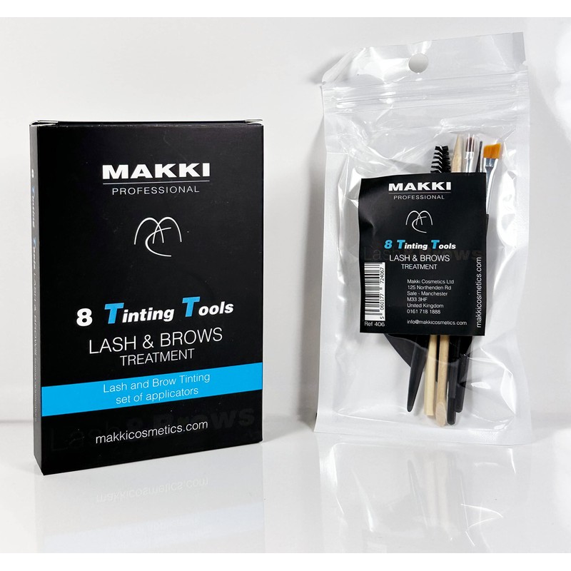 8 Piece Set of Small Tint Bowls for Mixing Eyebrows