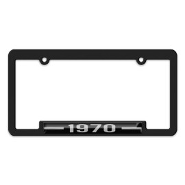 1970 Classic Car & Truck License Plate Frame. Antique Automobile year models.