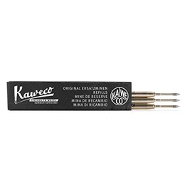 Kaweco G2 Ballpoint Pen Refills 0.8 mm Black Pack of 3 | 3 Pieces Ball Pen Refill for Kaweco Dia2, Original, Special, Student & Supra Series | 0.8 mm (Fine)