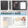Eshow Portfolio Organizer - 3 Ring Binder with Zipper, Vegan