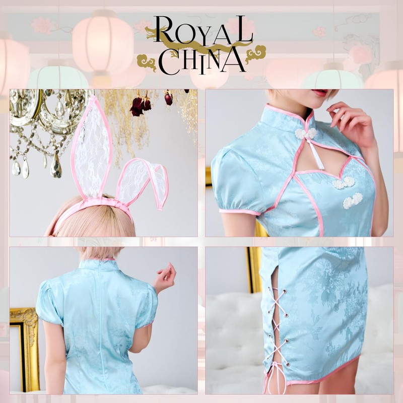 Clearstone Royal China Cosplay Halloween Rabbit China Baby Blue Ladies