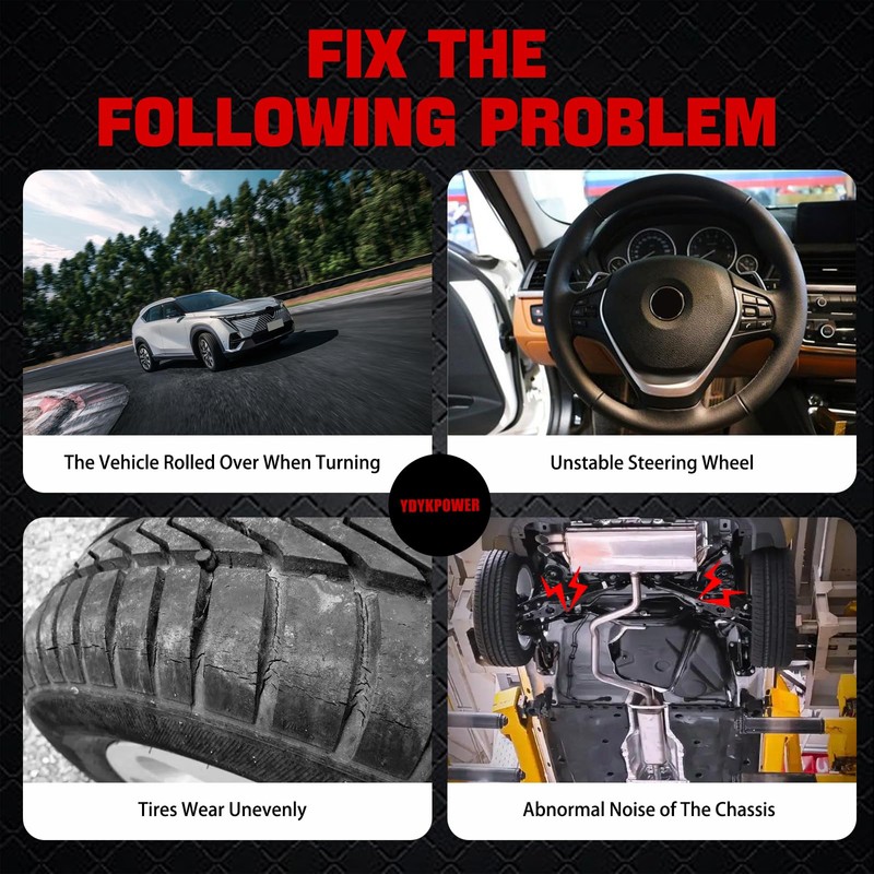 YDYKPOWER Front Sway Bar End Stabilizer Links Compatible with Dodge