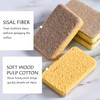 LSYYSL 8 Pieces Cleaning Sponge Brushes And 2 Pieces Crevice