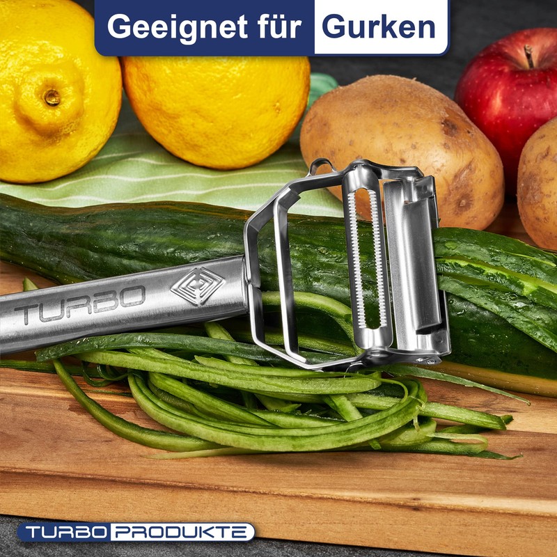 TURBO PRODUKTE BI-TURBO Double Head Peeler - Peeler & Julienne