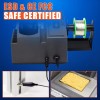 TOAUTO Digital Soldering Iron Station Kit SMD Rework Welder Kit