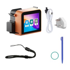 Handheld Inkjet Printer LED Touchscreen 4 Core CUP Automatic Portable Inkjet Printing Machine 100‑240V UK Plug