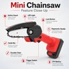 21V Cordless Mini Chainsaw for DIY Wood Cutting – Rechargeable