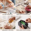 Mini Scissors, 4 Pack Small Craft Set with Silicone Caps