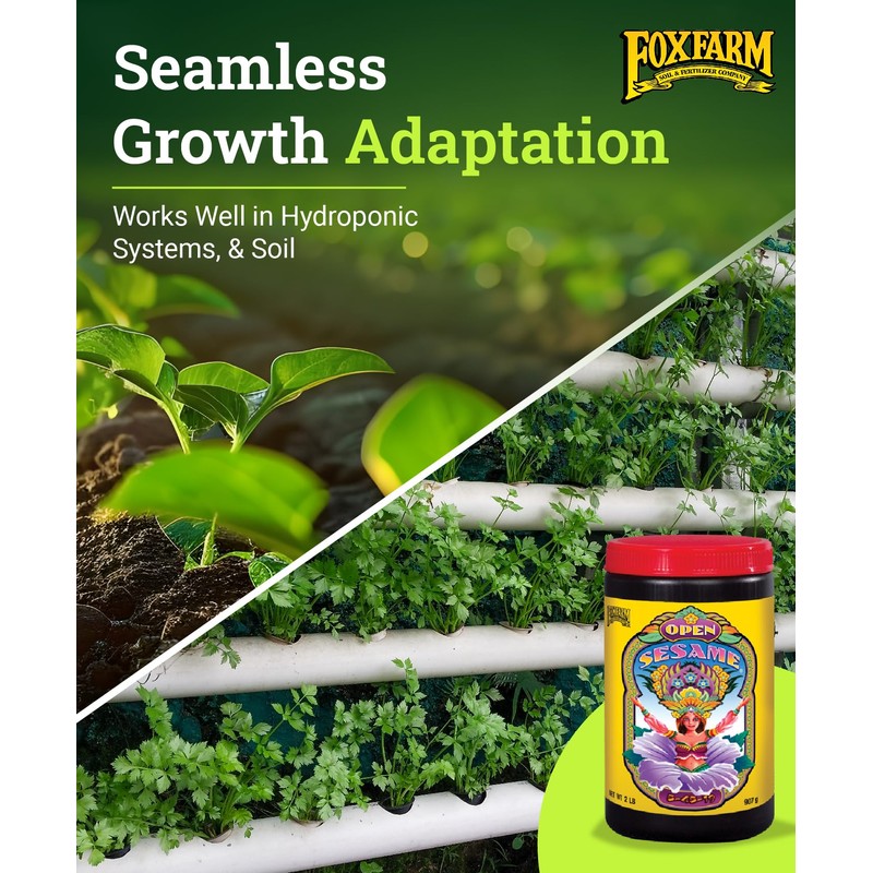 Fox Farm Open Sesame Soluble Fertilizer, High-Phosphorus Fertilizer for Early