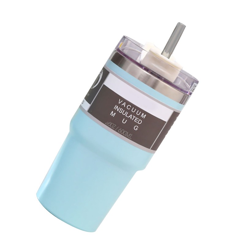 Car Mug Vacuum Insulated Cup with Lid Straw Keep Cold
