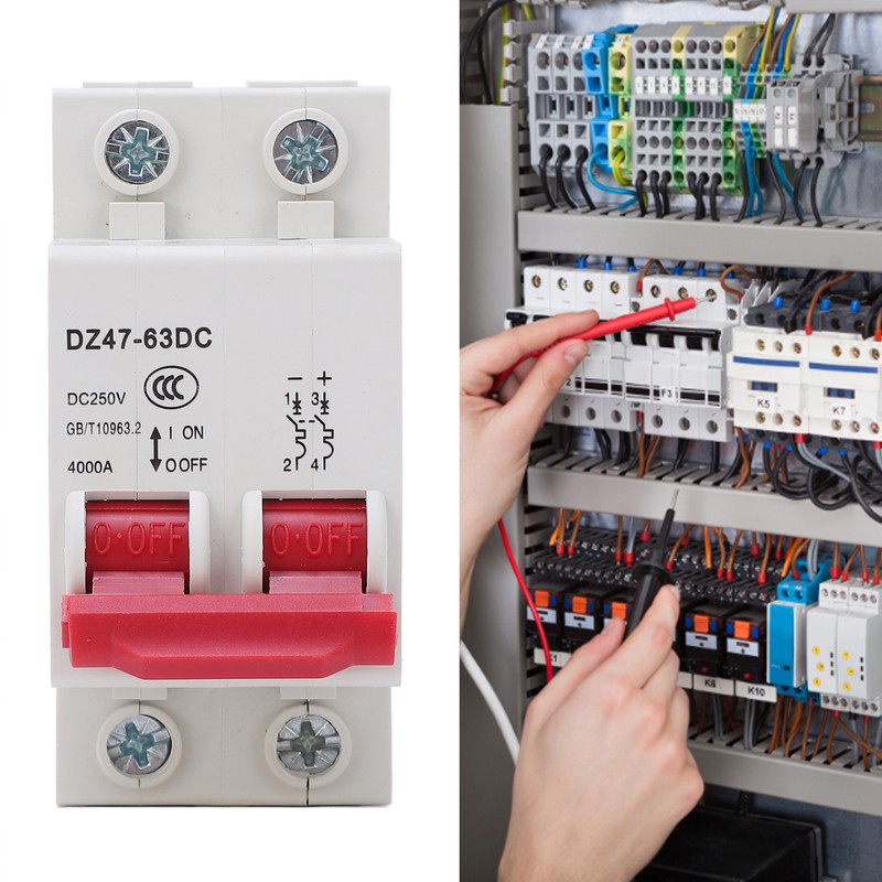 Circuit Breaker 2P Photovoltaic PV DC 4000A Breaking Capacity for