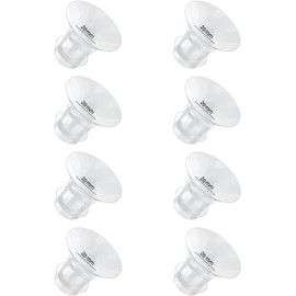 Flange Inserts 20mm 8PC Compatible with Momcozy S12 pro/S9 pro/S9/S10/S12/Medela/TSRETE/Spectra/Bellababy etc 24mm Wearable Breast Pump, Reduce 24mm Tunnel Down to Correct Size