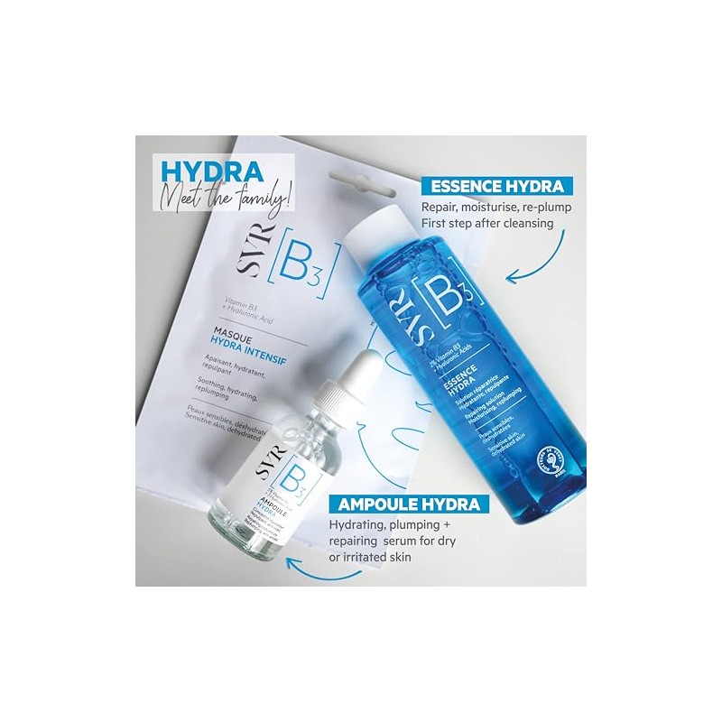 SVR B3 Mascarilla de Biocelulosa Hidratación Intensa Anti-Edad con Vitamina