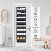 SLEEPING LAMB Over The Door Shoe Organizer for Closet with