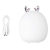 Mini Silicone Lamp Cartoon DeerShape Touch Control LED Night Light