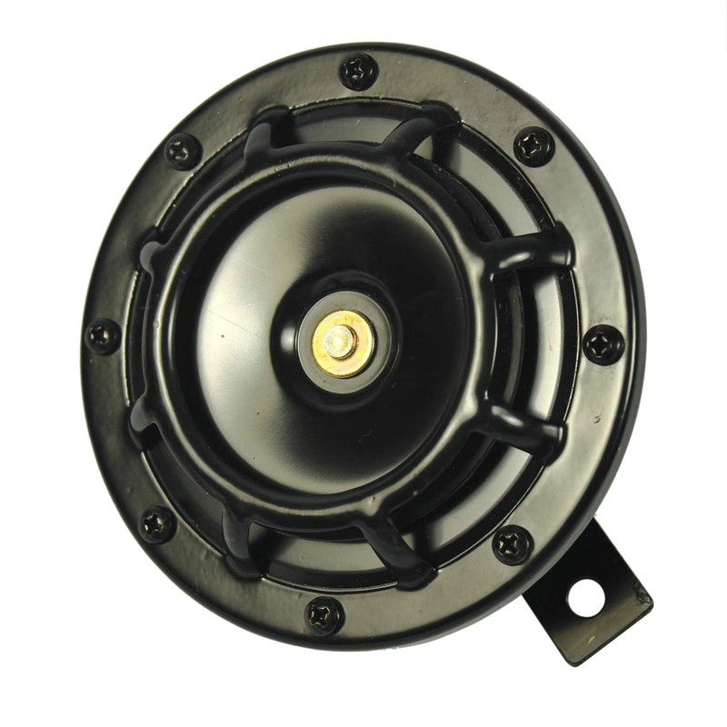 JDMSPEED New Two Black Super Loud Electric Blast Tone Horn