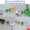 fengxiaomin 6PCS Male Threaded PPR End Cap Plugs Garden Hose