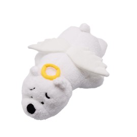 YONLIT Adorable Polar Bear Stuffed Animal with Angel Wings Big Soft Plush Ice Bear Cushion Extra Large Huggable Pillow Toy Excellent Gifts for Kids Party and Bear Lovers 20 Inch(Angel)