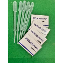 320 x pH Indicator Test Strips 1-14 Laboratory Paper Litmus Tester Urine Saliva - 4 Pack of 80 pH Test Strips