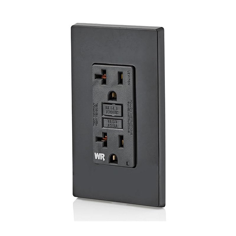 Leviton GFCI Weather-Resistant Outlet, 20 Amp, Self Test, Non Tamper-Resistant
