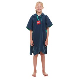 Red Original Kids Unisex Quick Dry Microfibre Changing Robe Towel Surf Poncho (Blue, One Size, Heights: 122cm – 155cm 6yrs – 12yrs)