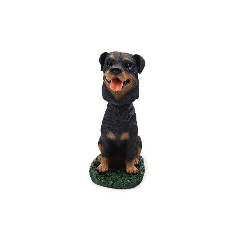 Animal Den Rottweiler Dog Bobblehead Figure for Car Dash Desk