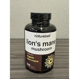 NatureBell Lions Mane Mushroom Supplement Capsules 9,000mg, 240 | 120 Days...