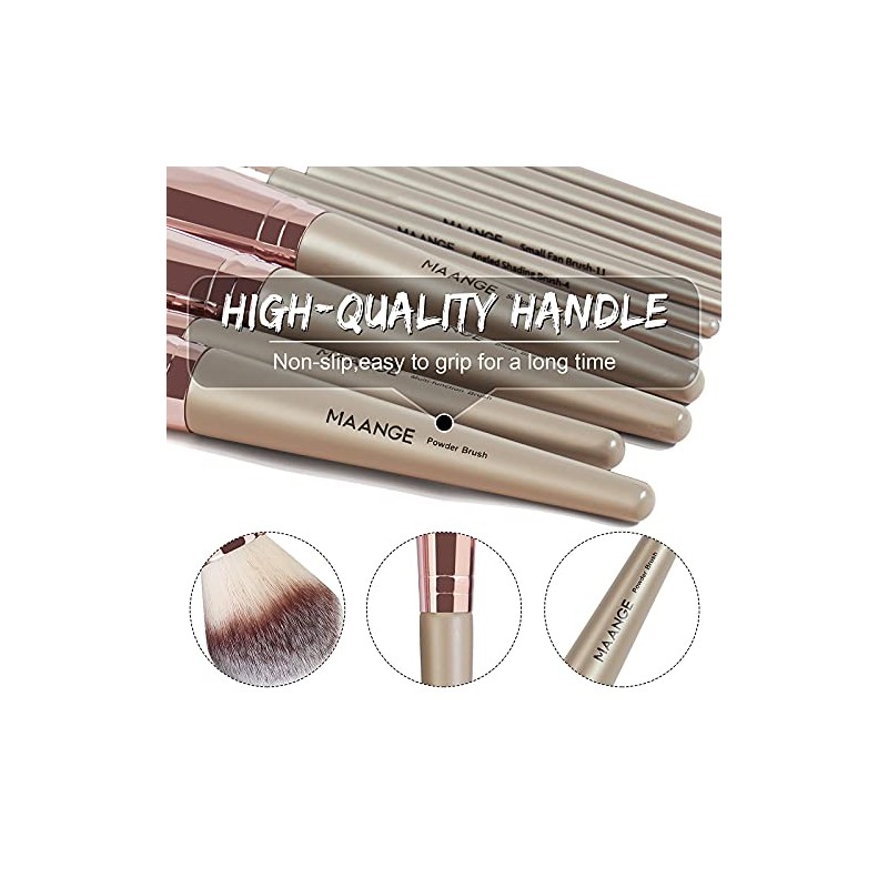 Brochas de Maquillaje Profesional Kit 15 Piezas Set de Brochas