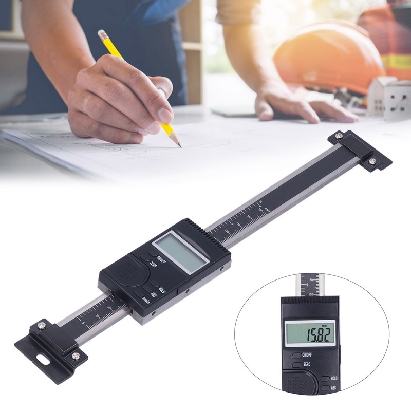 Vertical Vernier Caliper IP45 Waterproof Digital Linear Scale with LCD