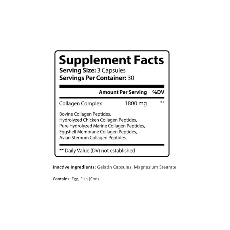 PureNature Collagen Ultra Complex Tipos I, II, III, V y