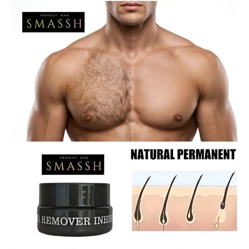 Crema Depiladora Hombre 50g Inhibe Crecimiento