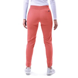 Adar Uniforms, Pro Scrubs for Women - Ultimate Yoga Jogger Scrub Pants - P7104 - Rapture Rose - S