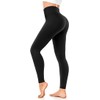 FuelMeFoot Women's High-Waist Opaque Leggings with Abdominal Control, Slim Fit, Comfortable, Soft, Elastic Sports Leggings
