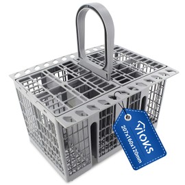 VIOKS Dishwasher Cutlery Basket 3-Piece Replacement for Whirlpоol Bаuknеcht 488000386607 Indesit Hotpoint C00386607 Cutlery Tray for Lower Basket - Cutlery Basket Dishwasher & Baskets for Dishwasher