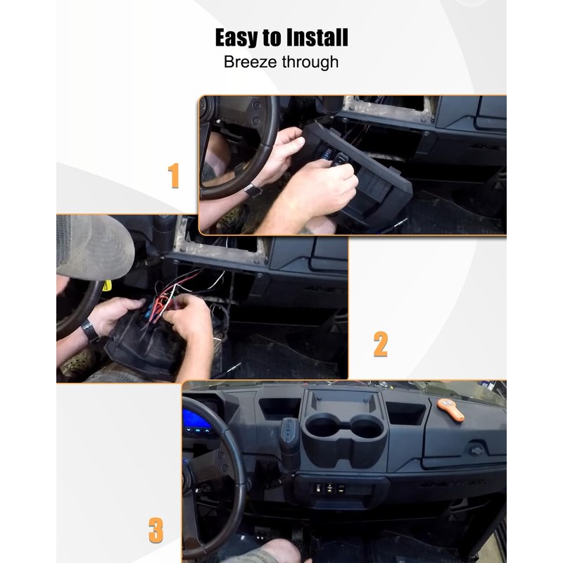 QAGGUM Headlight Switch Compatible with Polaris RZR 900 1000XP RS1