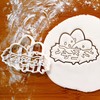 Bird Nest with Eggs Cookie Cutter, 1 Piece, Ideal for