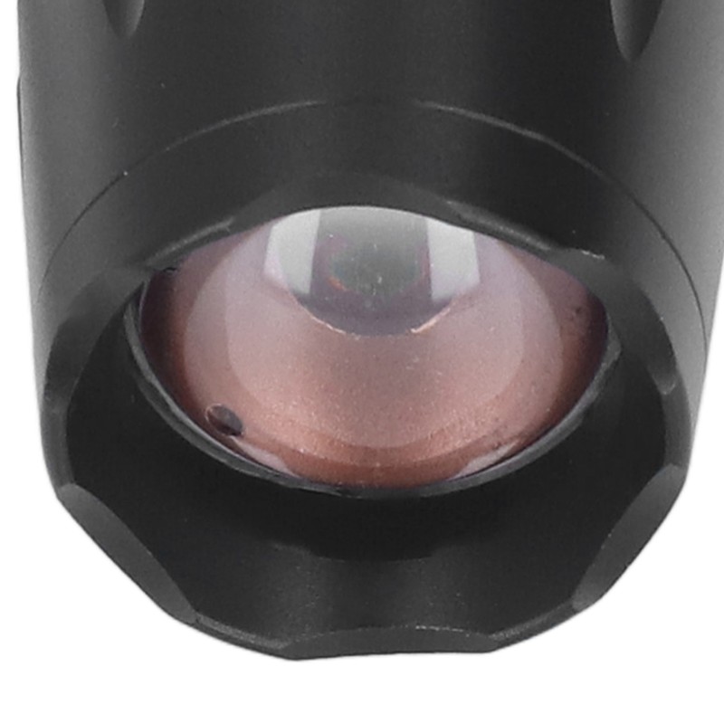 Small LED Flashlight Single Mode Retractable Focusing Waterproof Green Light